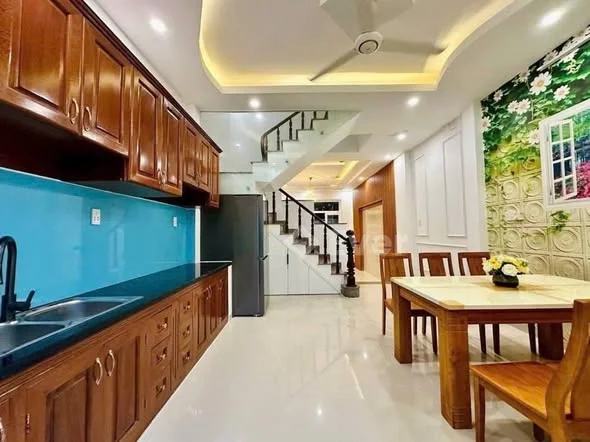 Siêu phẩm nhà đẹp 4 tầng Thạnh Xuân Quận 12, hẻm xe tải gần Hà Huy Giáp, Tô Ngọc Vân