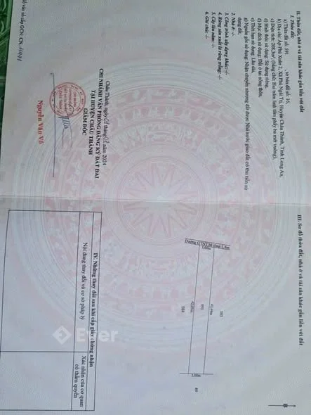 BÁN 5x42 m THỒ CƯ ĐƯỜNG ĐAN THÔNG THOÁNG THUỘC - PHÚ NGÃI TRỊ— CHÂU THÀNH — LONG AN