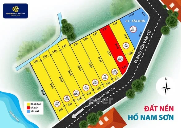 TIN SỐT ĐẤT LIÊN NGHĨA – RA MẮT 10 LÔ VIEW HỒ NAM SƠN! Giá chỉ từ 2,1TỶ, sổ riêng từng nền