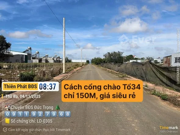 Giá mềm nhất khu vực Trung Tâm Liên Nghĩa • Diện tích lô đất: 6 x 19m, toàn bộ là đất thổ cư, sẵn s