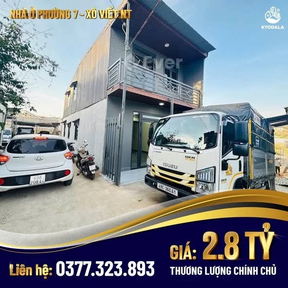 Giá : 2tỷ8 ( TLCC ) - Sổ Cầm Tay P7 - Đường Xô Viết Nghệ Tĩnh Nhà 3 mặt thoáng