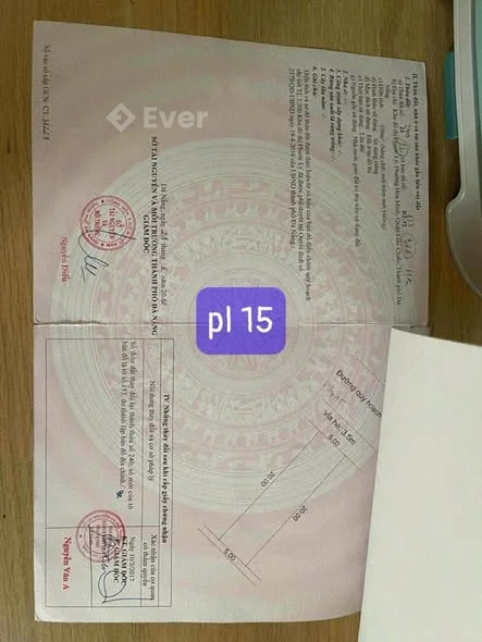 Bán lô đất số 11 Phước Lý 15, lô sạch đẹp- đường 7m5 lề 4m. DT: 100m2- Giá chỉ: 4ty750