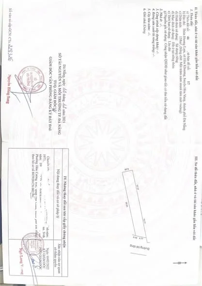 Bán lô 158m, đường 5.5m. Thôn HươngLam-Hòa Tiến-TP Đà Nẵng.