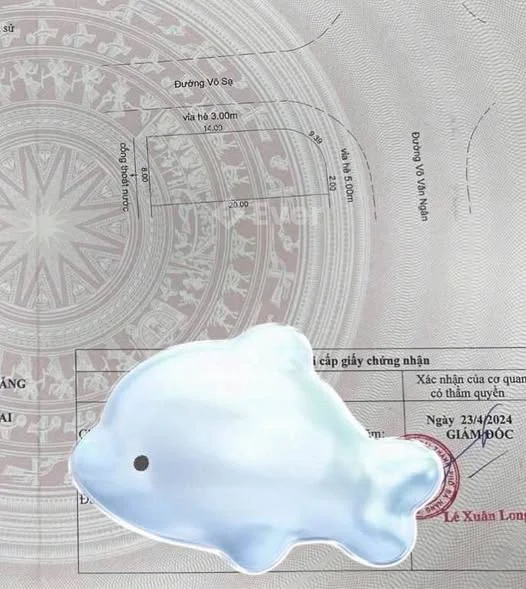 - Lô góc 8m x 20m Võ Văn Ngân và Võ Sạ. Hoà Xuân. Đà Nẵng