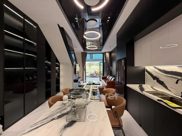 Nhà 3 tầng 3 mê kiệt oto trải nhựa 6m Trần Cao Vân - Thanh Khê, oto đỗ trước nhà