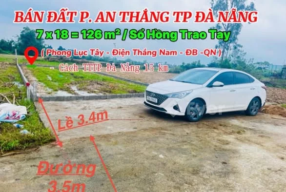 CHÍNH CHỦ GỬI BÁN LÔ ĐẤT ĐẸP – GIÁ RẺ TẠI PHƯỜNG AN THẮNG, TP ĐÀ NẴNG