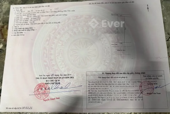 CHÍNH CHỦ GỬI BÁN LÔ TÂN THÁI 2 - SƠN TRÀ • Diện tích : 88m2 nở hậu nhẹ ,đường 5m5 lề 3m