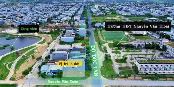BÁN LÔ ĐẤT 2 MẶT TIỀN ĐƯỜNG ĐỐ ĐỐC LÂN (10m5) & NGUYỄN VĂN XUÂN