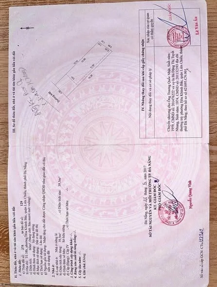 CẦN BÁN đất kiệt ô tô 127 Đồng Kè, gần chợ Hoà Khánh.Diện tích đất: 60m2 ngang 4m nở hậu xíu xiu