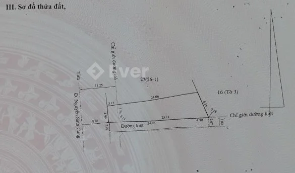 Bán nhà mặt tiền Nguyễn Sinh Cung. TP Huế-Diện tích: 182m2, ngang 5m, nở hậu, 2 mặt đường