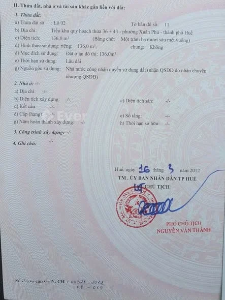 Bán Mặt tiền Nguyễn Lộ Trạch, phường Vỹ Dạ mới, TTTP Huế - Sát chợ Cống mới và 10 đại dự án khác