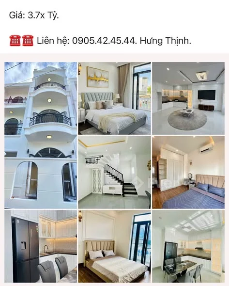 NHÀ 3 TẦNG KIỆT Ô TÔ HẢI TRIỀU - GẦN CHỢ AN CỰU