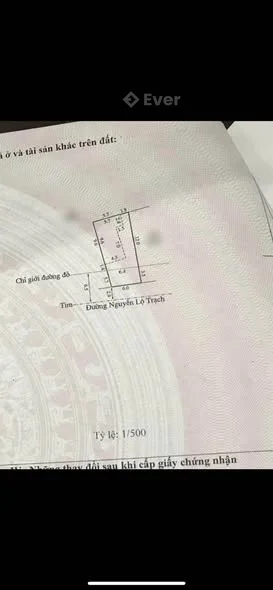 Bán 102m2, ngang 6M Mặt tiền NGUYỄN LỘ TRẠCH, gần BÀ TRIỆU - Chỉ 5,x tỷ