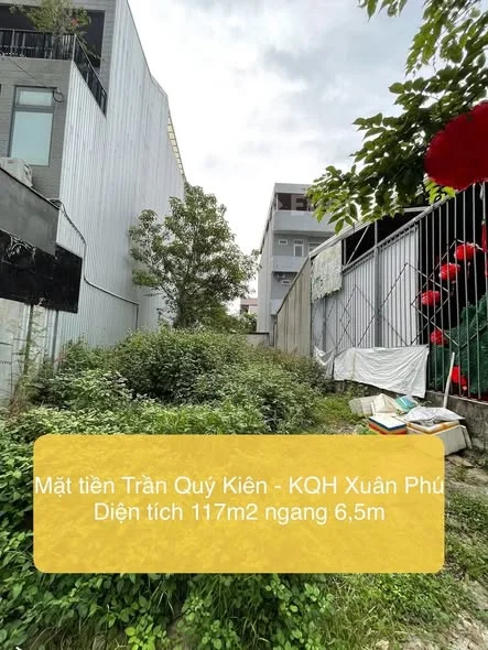 Bán đất mặt tiền Trần Quý Kiên - KQH Xuân Phú, P Vỹ Dạ - Gần công viên Trung tâm