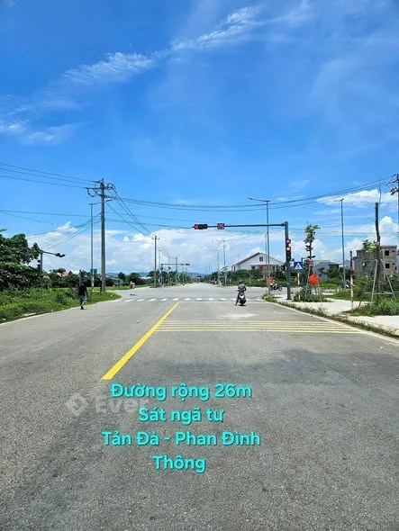 Bán Lô góc 2 mặt tiền Phan Đình Thông - view kênh - Sát ngay ngã tư Tản Đà, KQH Hương Sơ, TP Huế.