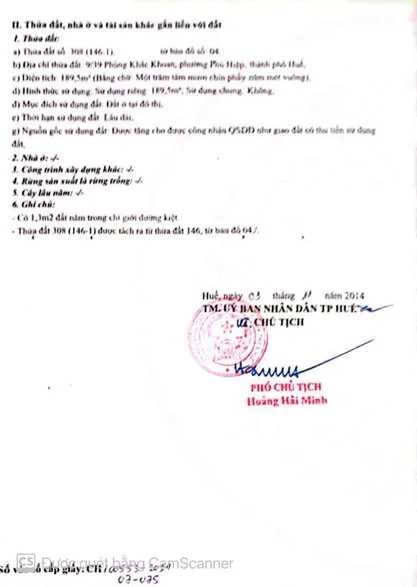 BÁN ĐẤT KIỆT PHÙNG KHẮC KHOAN – PHƯỜNG PHÚ XUÂN, TP HUẾ