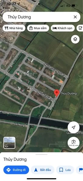 Đất KQH Hói Sen - Thuỷ Dương- Diện tích: 174m2 ngang 8m- Hướng: Đông Nam.