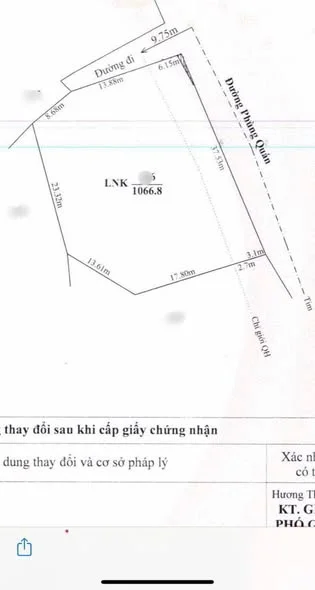 Bán 1066m2 Đất Mặt Tiền PHÙNG QUÁN - Phường Thuỷ Dương. Gần Trường Tiểu Học Xuân Chánh