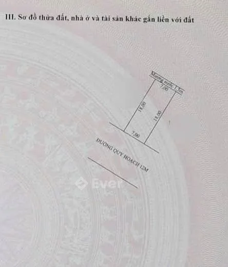 Đất KQH Trưng Nữ Vương - 2,X Tỷ Gần Đại Học Luật - Diện tích: 126m2 - Ngang 7m