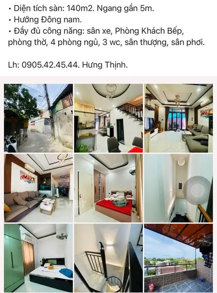 Nhà 3 Tầng - Kiệt 93 An Dương Vương. Cách đường chính An Dương Vương chỉ 100m