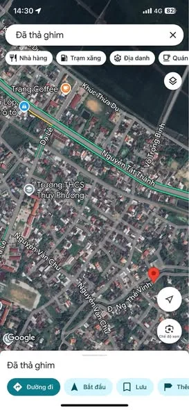 Bán lô đất mặt tiền Đường Ngô Thế Vinh Nối dài thông ra 49 Nguyễn Văn Chư, Phường Thuỷ Phương, Huế.