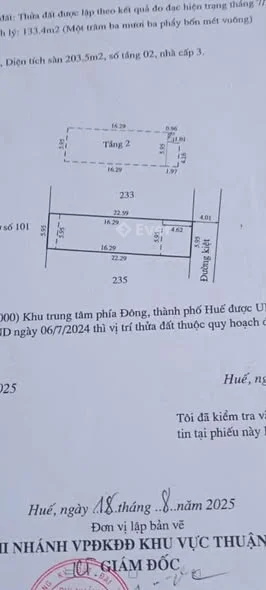 Chủ gửi bán nhà 2 tầng đường Lương Văn Can phường An Cựu, thành phố Huế