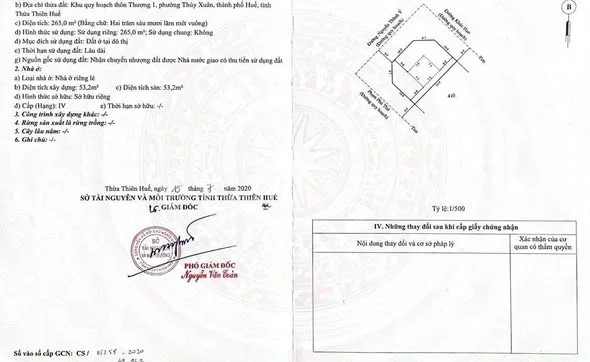 ĐẤT 3 MẶT TIỀN ĐƯỜNG KHÚC HẠO KQH CẦU LIM, PHƯỜNG THỦY XUÂN, TP HUẾ