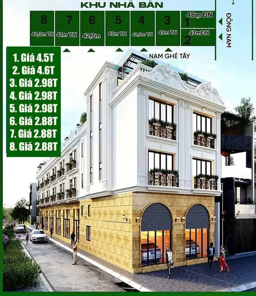 Mở bán dãy liền kề Tân Cổ Điển tại trung tâm Đồng Hoà – Kiến An Đường trước nhà 7m – ô tô đỗ ngay c