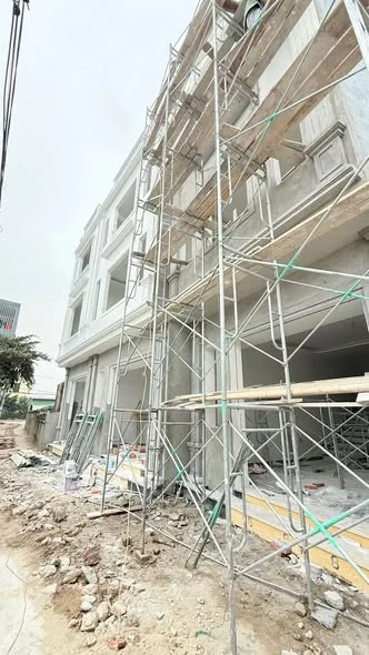 3 căn nhà độc lập 3 tầng chỉ sau 1 nhà mặt trục tại TDP Kiến Phong, phường Đồng Thái, Quận An Dương