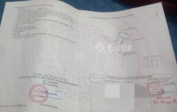 Kinh Điền, Tân Viên, An Lão cũ, Hải PhòngDiện tích 61m2 ngang 5mNgõ 3.5m