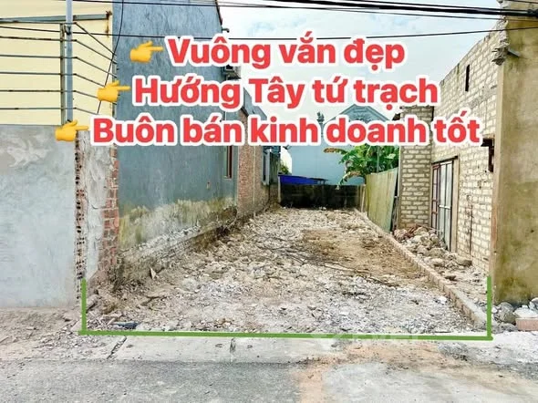 Chào bán lô đất đẹp tại Quảng Cư phường Lê Ích Mộc Dt 76m2