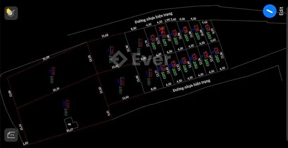 LÔ F0 NGÕ 100 TƯ THUỶ (402), HOÀ NGHĨA ĐƯỜNG NHỰA 5M ĐẾN 6M- Diện tích: 57m - Ngang 4,5m