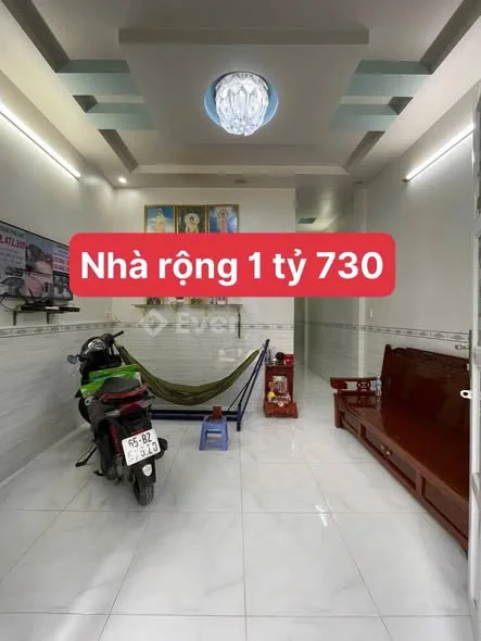Rộng chỉ 1 tỷ 730 triệu Nắm ChủNHÀ TRỆT MỚI 2 PHÒNG NGỦ LỘ ÔTÔ CÁCH NGUYỄN VĂN LINH