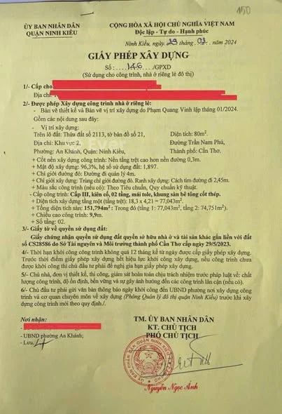 BÁN NỀN TRỤC CHÍNH HẺM 385Z, PHƯỜNG TÂN AN, TP. CẦN THƠ - 2,65 tỷ - 80m²