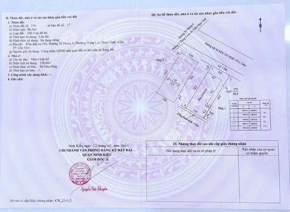 BÁN BIỆT THỰ TRỤC CHÍNH KHU DÂN CƯ 351 ĐƯỜNG 30/4, GẦN Vincom Xuân Khánh - Dt: 12x14,8=177,3m2 thổ