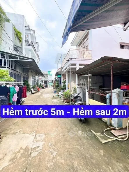 BÁN NHANH TRONG THÁNG NỀN THỔ CƯ - 2 MẶT TIỀN - LỘ ÔTÔ 5M - CẤP GPXD CHÍNH TRỆT + 2 LẦU