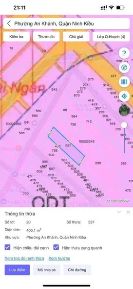 GIÁ : (13 TỶ)BÁN 400M2 HẺM 9 ĐƯỜNG TRẦN NAM PHÚ, AN KHÁNH