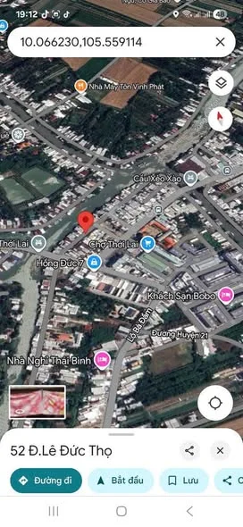 NGỘP NGỘP NGỘP BÁN NỀN CÓ NHÀ CẤP 4 TẠI TRUNG TÂM THỊ TRẤN THỚI LAI