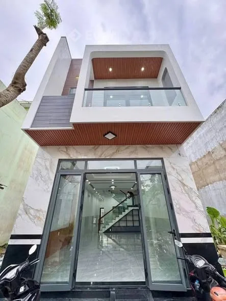 Bán Nhà Trệt Lầu Mới Hoàn Thiện 200m2 Sàn- Đường B12 KDC Phú An