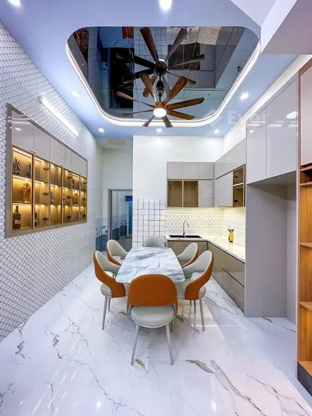 Giá 2 tỷ 790 triệu Bán nhà 1 trệt 1 lầu mới hoàn công, full nội thất, đường G1 Kdc 3A Lộ Vòng Cung