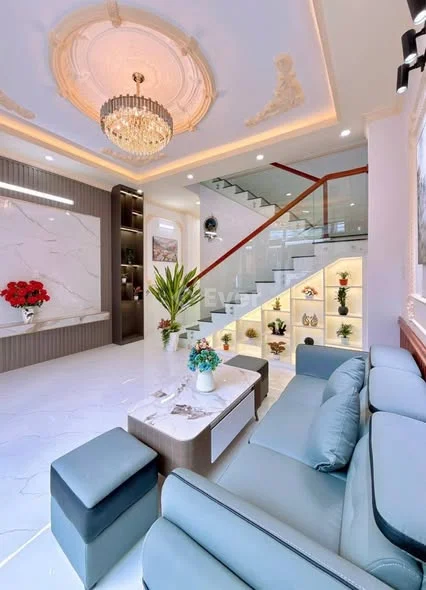 CHỦ GỬI -TẶNG FULL NỘI THẤT CẦN BÁN NHÀ TRỆT LẦU HOÀN CÔNG THIẾT KẾ HIỆN ĐẠI MỚI HOÀN THIỆN - ĐƯỜNG