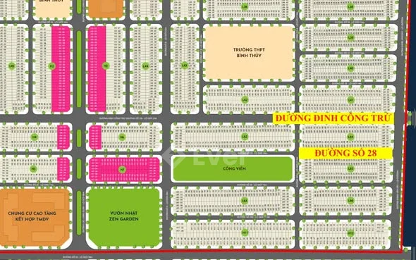 Nền đất đẹp, không vướng đường, vị trí đắc địa tại KDC Ngân Thuận - Stella, Cần Thơ