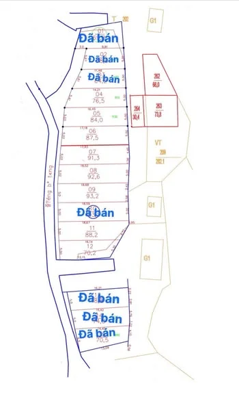 Cần bán vài lô đất thuộc phường Kỳ LừaĐường OTO 16 chỗ sát khu đô thị mới phường Đông Kinh