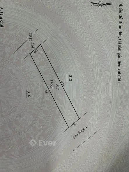 BÁN ĐẤT THÔN HOÀNG TÂM – TP LẠNG SƠN  Ngõ ô tô tránh nhau thoải mái - 1,5 tỷ - 146.7m²