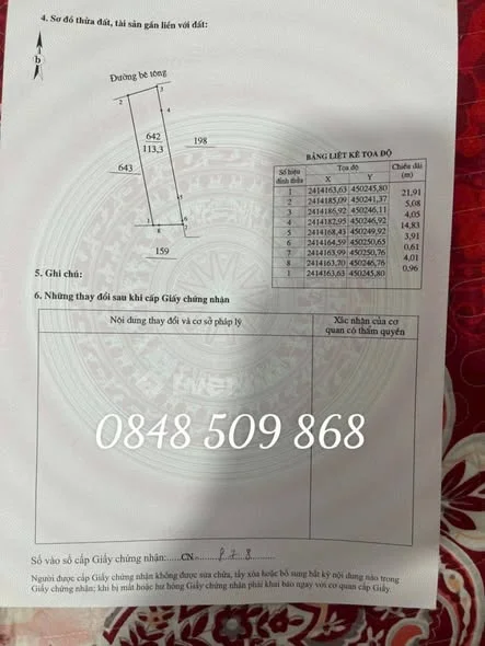 Em gái thiện chí bán mảnh đất đẹp cho anh/chị /em có duyên Đất full thổ cư Mai Pha – TP Lạng Sơn