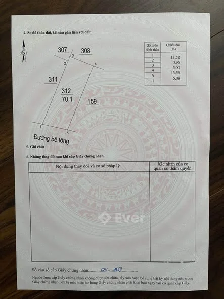 Bán đất chính chủ ngõ ô tô 7 chỗ vào thoải mái. Gần trường học, chợ… đất thổ xây không tốn móng. V