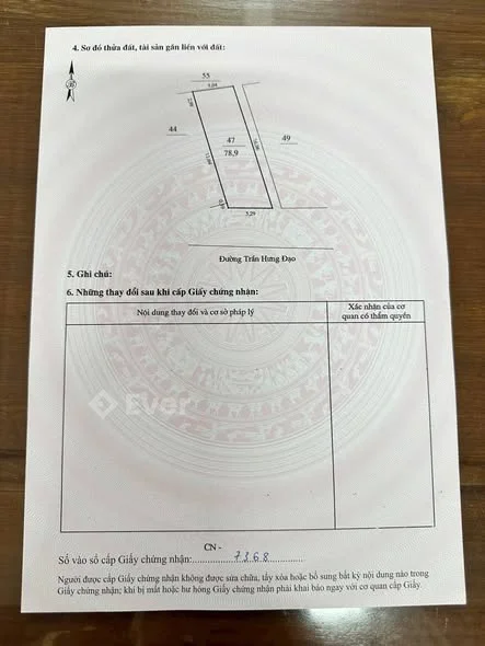 BÁN NHÀ 3 TẦNG MẶT ĐƯỜNG TRẦN HƯNG ĐẠO, PHƯỜNG LƯƠNG VĂN TRI