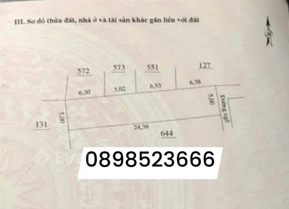 CẦN TIỀN TRẢ NỢ   BÁN LÔ ĐẤT THỔ CƯ MAI PHA – LẠNG SƠN - 1,35 tỷ - 121.6m²