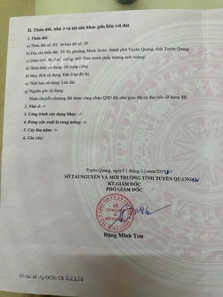 Chính chủ bán nhà 1 tầng 1 tum – Tổ 11 Minh Xuân cũ Vị trí đẹp, gần sân bóng và trường Lê Quý Đôn