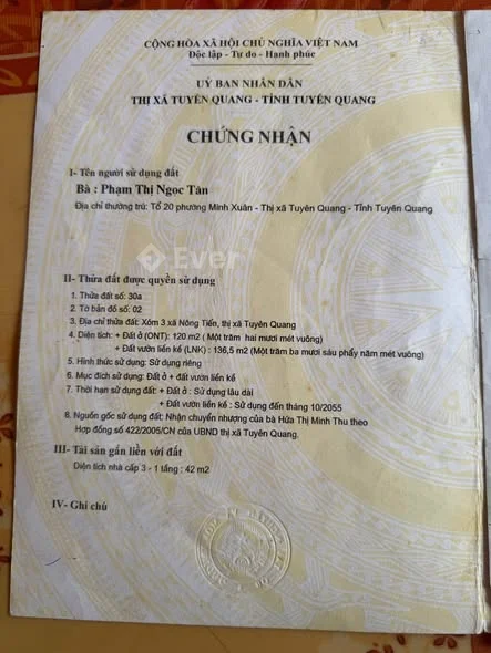 Chính chủ mẹ mình cần bán nhà nghỉ gần , mặt đường cái to , thuộc tổ 2 phường nông tiến